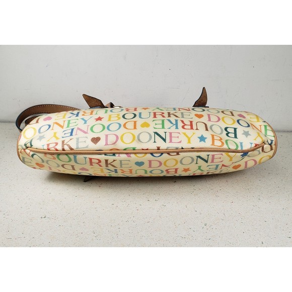 Vintage Barrel Mini Cream Ivery Jelly Dooney & Bourke Signature Hobo Bag - Picture 5 of 11